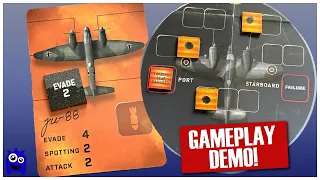 Nightfighter Command Gameplay Demo | Solo WW2 Wargame | War Diary Publications