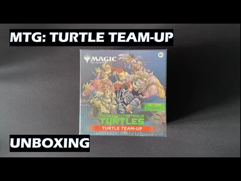 Unboxing MTG Turtle Team Up coop Magic Gathering game