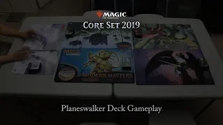Magic: The Gathering: Core Set 2019 Planeswalker Deck Gameplay