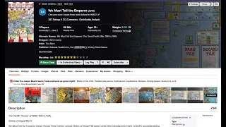 How to play "We must tell the Emperor"