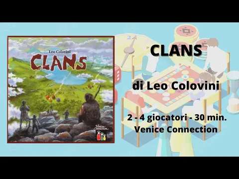 Clans (gioco da tavolo) - Tutorial italiano