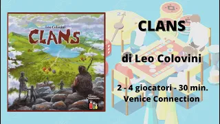 Clans (gioco da tavolo) - Tutorial italiano