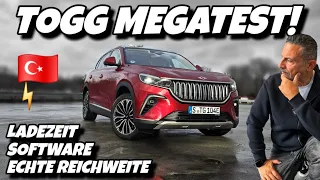Togg T10X im Megatest. Echte Reichweite Verbrauch Ladezeit Navi Software #ev #togg