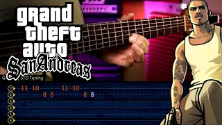 GTA San Andreas Theme Guitar TABS | Cover Guitarra Chrisrianvib