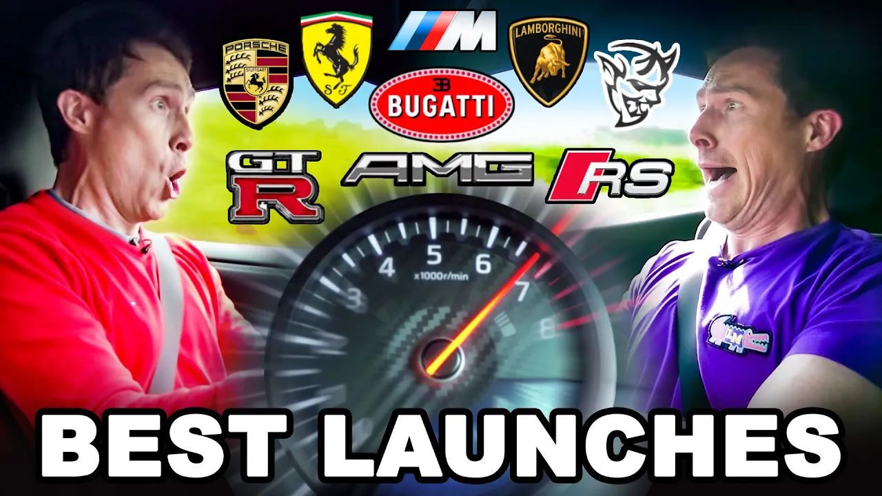 Bugatti Chiron v Rimac Nevera v Aventador SVJ - the best carwow LAUNCHES!