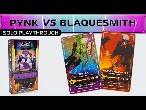 Pynk vs Blaquesmith | Neon Reign | Solo Playthrough Hard Mode