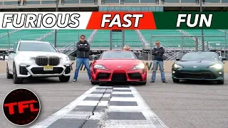Is The Crossover The New Sports Car? We Compare A BMW X7 M50i to the Toyota Supra & 86 To Find Out!