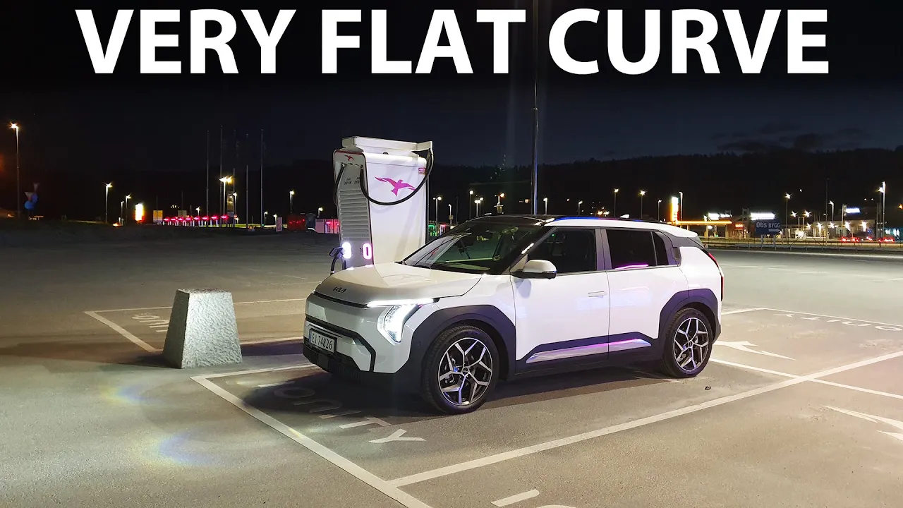 Kia EV3 LR, e-Niro vs Volvo EX30 charging battle