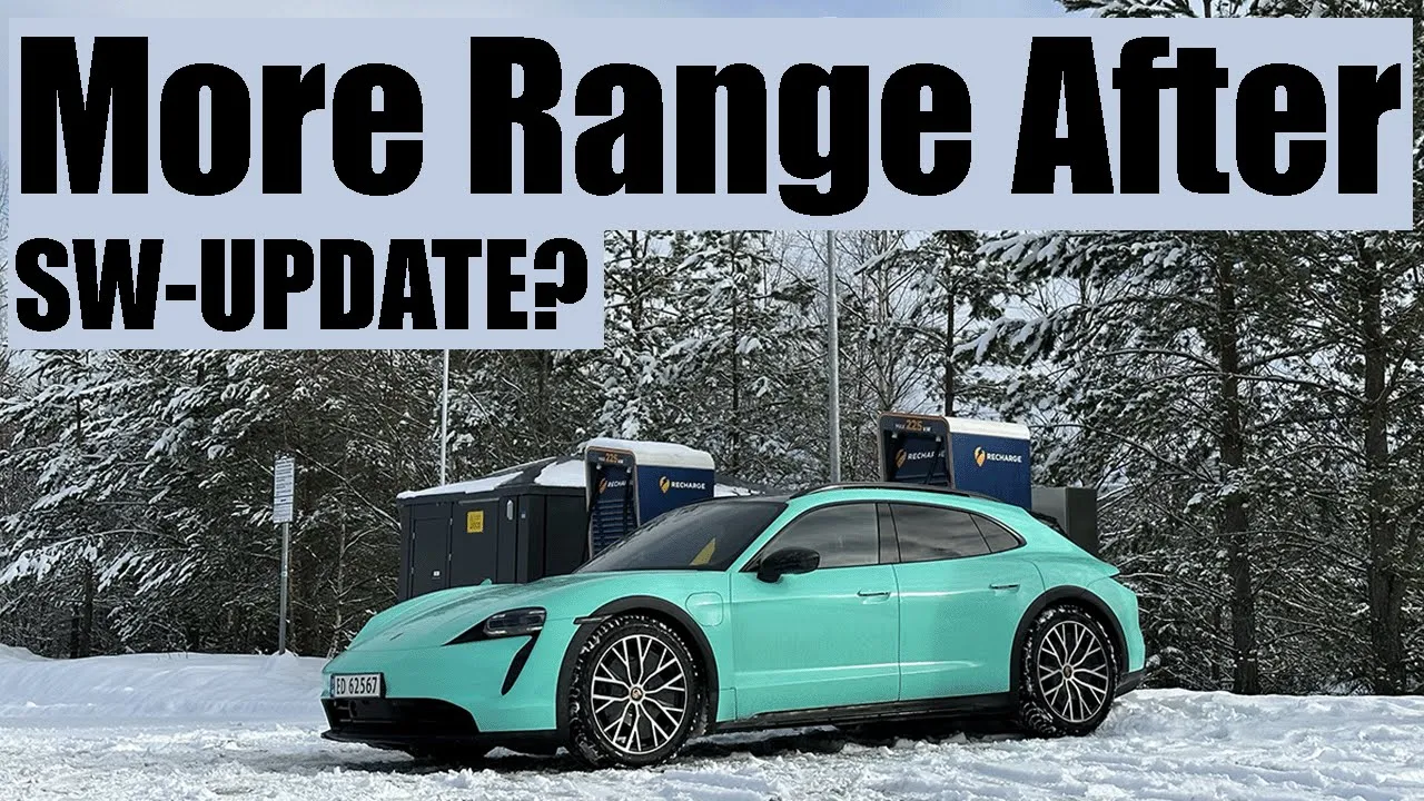 120kph/75mph Range Test In Porsche 4 Taycan Cross Turismo (Post SW-UPDATE)