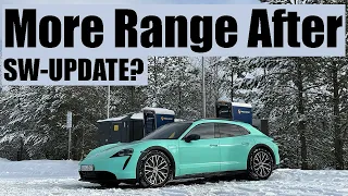 120kph/75mph Range Test In Porsche 4 Taycan Cross Turismo (Post SW-UPDATE)