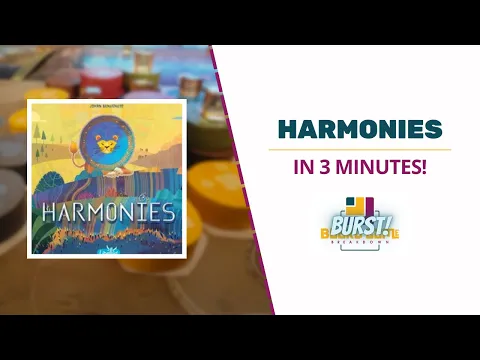 Board Game Breakdown BURST - Harmonies in 3 Minutes!