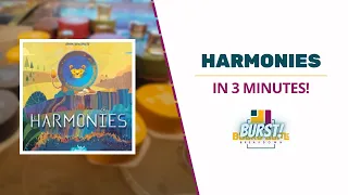 Board Game Breakdown BURST - Harmonies in 3 Minutes!