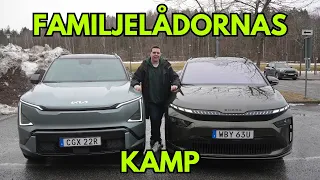Familjeduellen: Kia EV5 utmanar Sverigefavoriten Skoda Enyaq