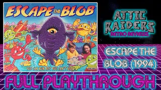 Playthrough of Escape the Blob (1994) by Spear's Games - Vintage Alien Monster Board Game