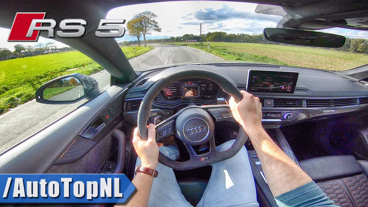 2020 AUDI RS5 SPORTBACK 2.9 V6 BiTurbo POV Test Drive by AutoTopNL