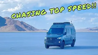 Maxing Out Our Sprinter Van! Shredding The Winnebago Revel On The Bonneville Salt Flats