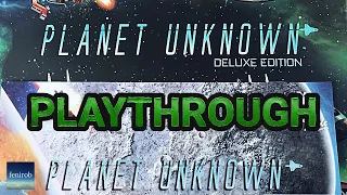 Planet Unknown Board Game | Playthrough (Deluxe Edition)