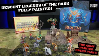 Descent: Legends of the dark board game, fully painted using @TheArmyPainterspeed paint set.