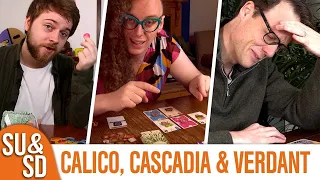 Shut Up & Sit Down reviews: CALICO, CASCADIA & VERDANT - a Tricky Triple Review