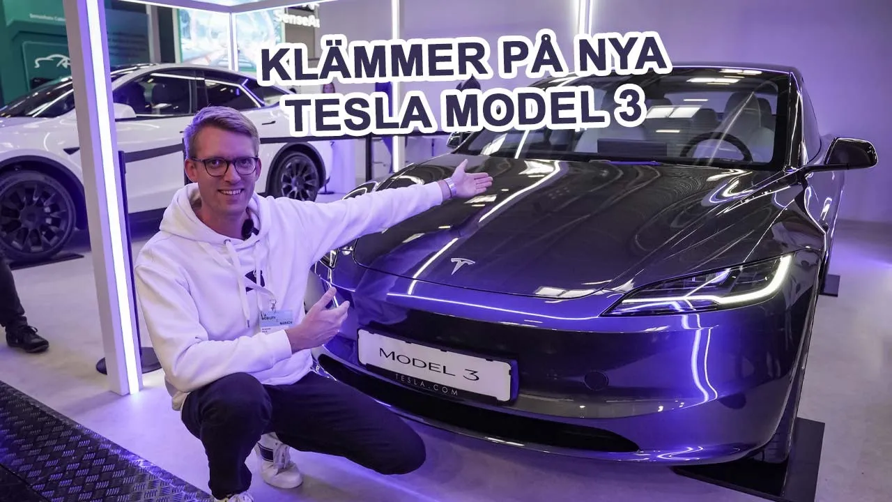 Första titt: Nya Tesla Model 3 "Highland"