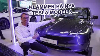 Första titt: Nya Tesla Model 3 "Highland"