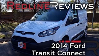 2014 Ford Transit Connect Review, Walkaround, Exhaust, & Test Drive