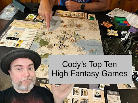 TDG: Cody's Top Ten High Fantasy Games (June 2025)