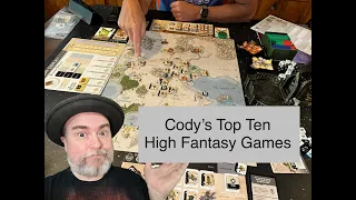 TDG: Cody's Top Ten High Fantasy Games (June 2025)