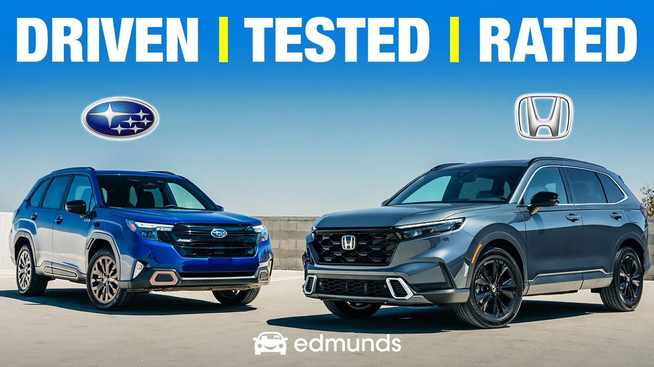 Which Is the Best Hybrid SUV? Honda CR-V Hybrid vs. Subaru Forester Hybrid