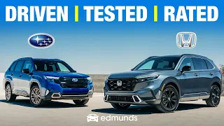 Which Is the Best Hybrid SUV? Honda CR-V Hybrid vs. Subaru Forester Hybrid