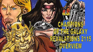Revelations 2115 Overview Champions of the Galaxy Filsinger Games Godsend Amazonia Tauran Thrash
