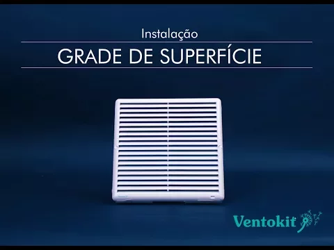 Grade de Ventilação 34x18cm Retangular Branco Westaflex