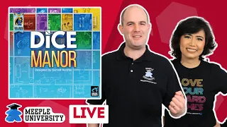 Dice Manor - Live Playthrough Board Game and Giveaway