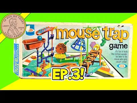 Ep. 3 1975 Mouse Trap Game Parts History. How To Play And Set Up The 1975 Ideal Mouse Trap Game.