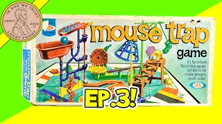 Ep. 3 1975 Mouse Trap Game Parts History. How To Play And Set Up The 1975 Ideal Mouse Trap Game.