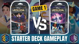 Starter Decks Gameplay - Disney Lorcana TCG RISE OF THE FLOODBORN