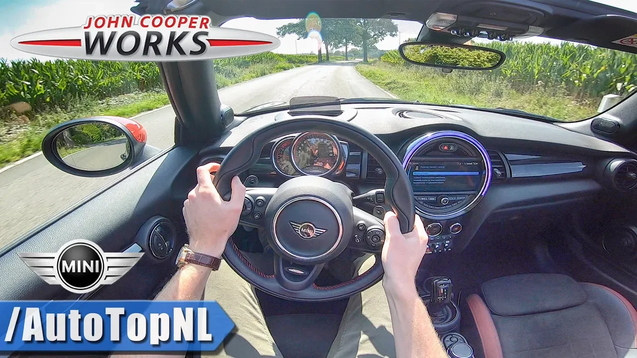 NEW! Mini JCW Convertible POV Test Drive by AutoTopNL