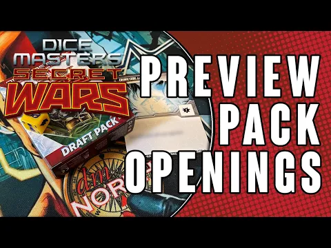 Dice Masters Secret Wars Preview Box Opening | Twitch Live Stream Replay
