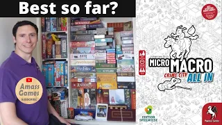 MicroMacro3: All In review #boardgame comparison Micro Macro #trilogy AmassGames #games #game #bgg