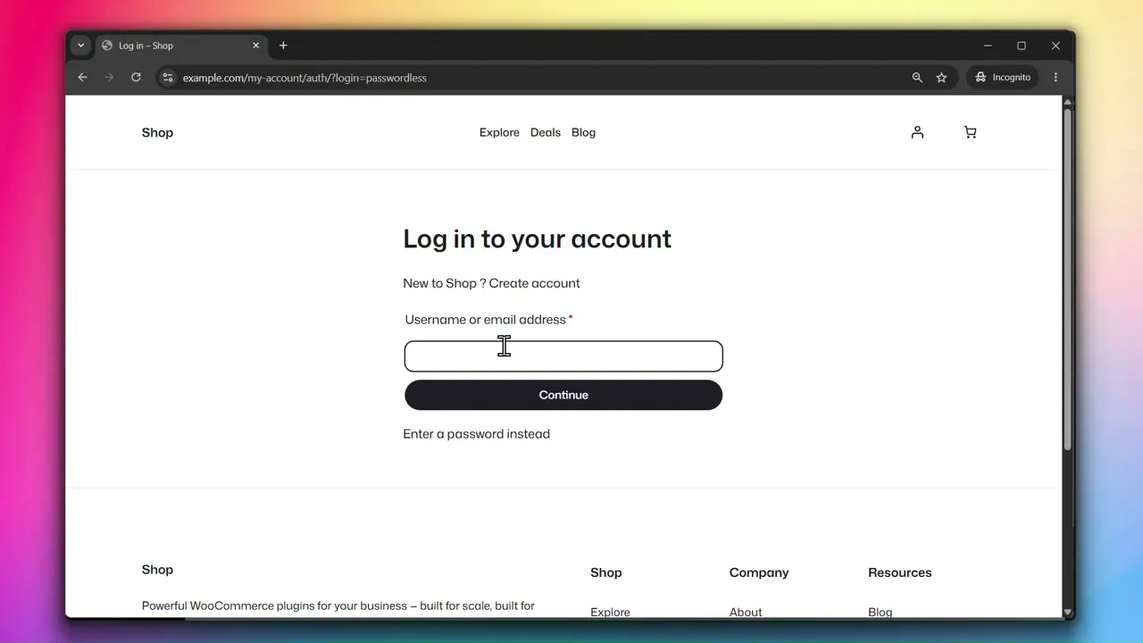 Passwordless Login for WooCommerce