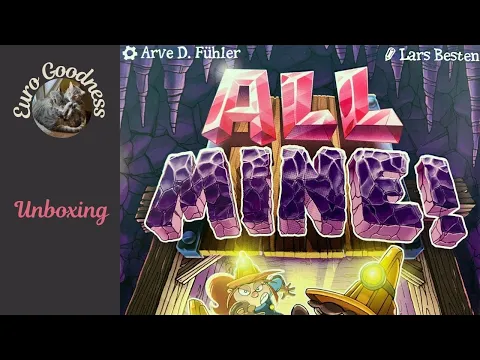 All Mine Board Game Unboxing