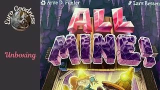 All Mine Board Game Unboxing
