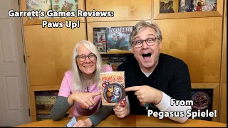 Garrett's Games Reviews Paws Up from Pegasus Spiele