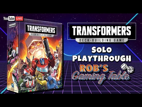 Transformers Deck-Building Game Solo Playthrough