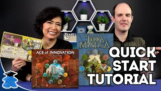 Terra Mystica with Age of Innovation - Start Playing in 15 minutes - Concise Board Game Tutorial