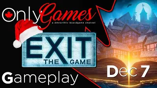 Exit The Game 2022 Advent Calendar: The Hunt For The Golden Book (December 7) Board Game Gameplay
