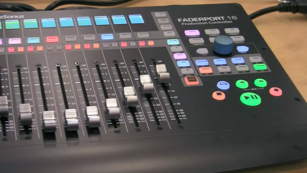 Product video thumbnail for PreSonus Faderport 16 DAW Production Controller