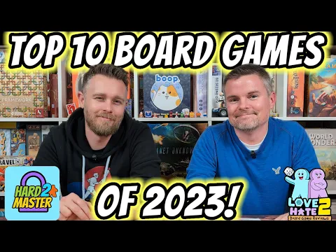 Hard 2 Master's Top 10 Board Games Of 2023!!