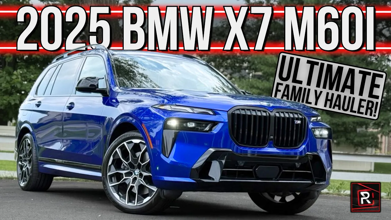 The 2025 BMW X7 M60i Is A Twin-Turbo V8 Powered Ultimate Driver's SUV For Families