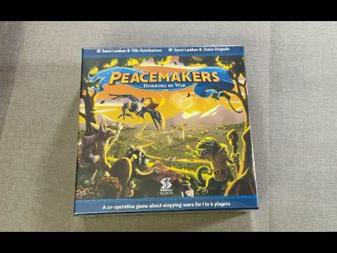 The Discriminating Gamer: Peacemakers: Horrors of War unboxing with Ray